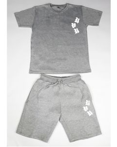 RVR Lifestyle T-Shirt & Shorts set Grey